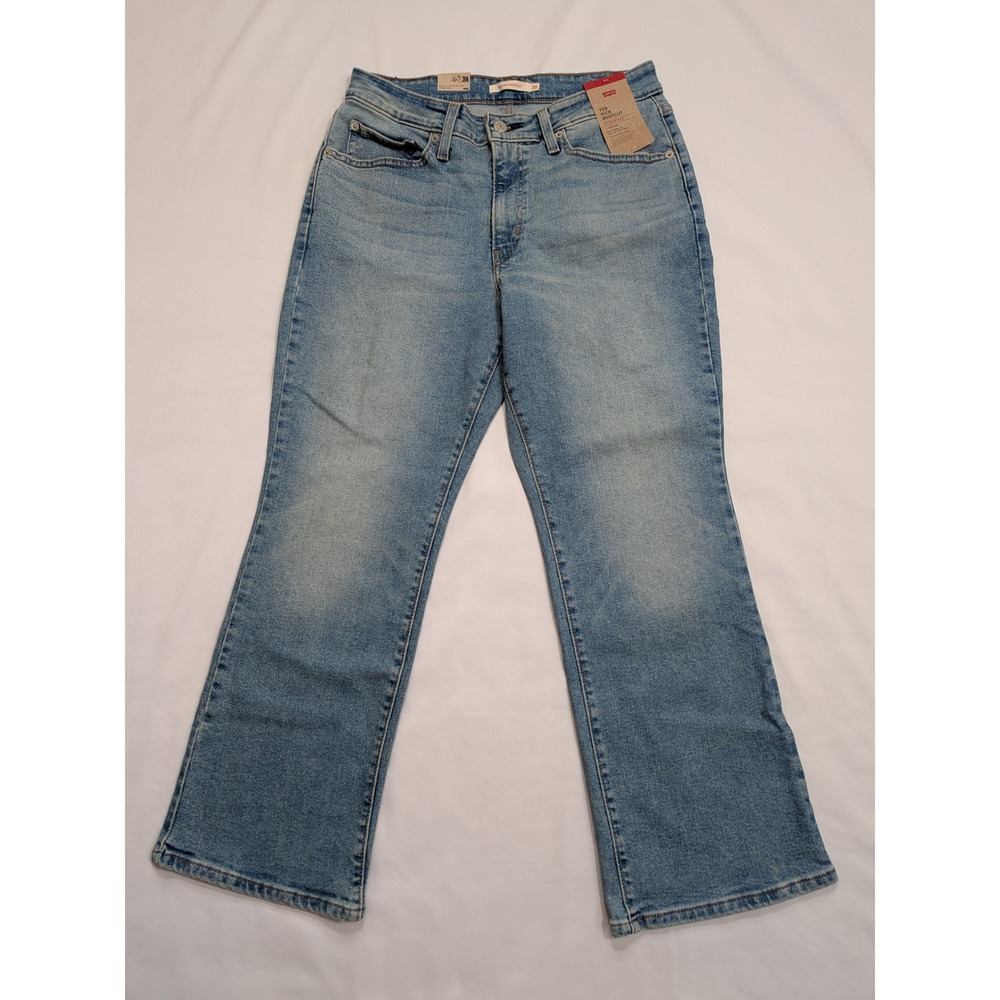 Levi's 725 Kick Bootcut High Rise Blue Denim Jeans Women's 30 X 27 - NWT